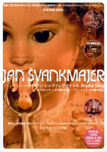 Jan Svankmajer [DVD/VHS flyer]